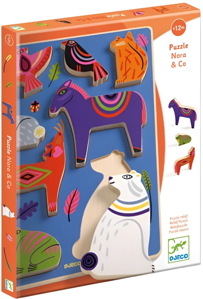 Attīstošais puzlis - Nora un draugi