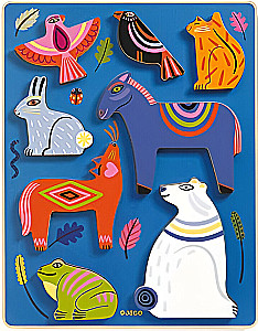 Attīstošais puzlis - Nora un draugi