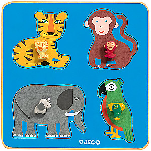 Attīstošais puzlis - Ģimene džungļos