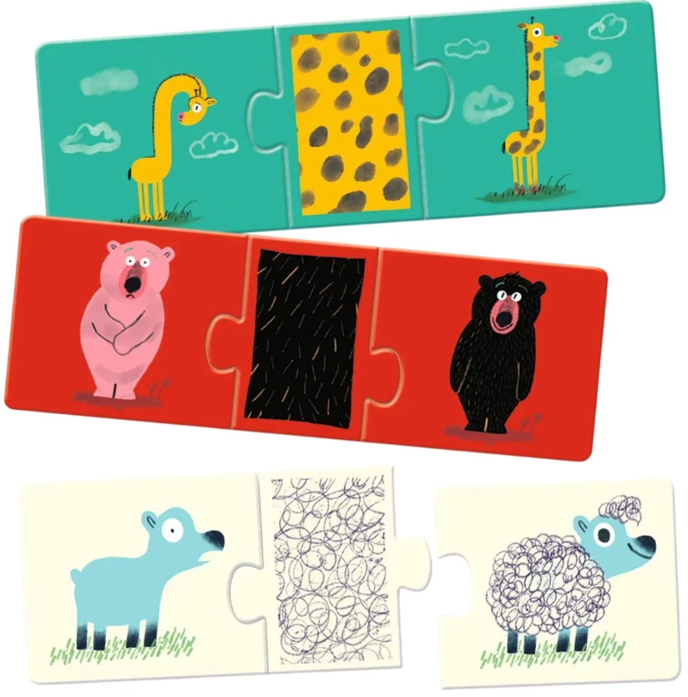 Пазл трио - Животные