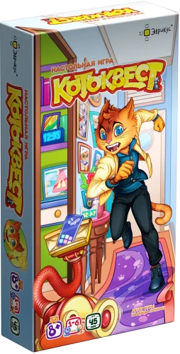 Brettspiel - Eurykus. Katzensuche