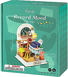 3D складная миниатюра - Record mood
