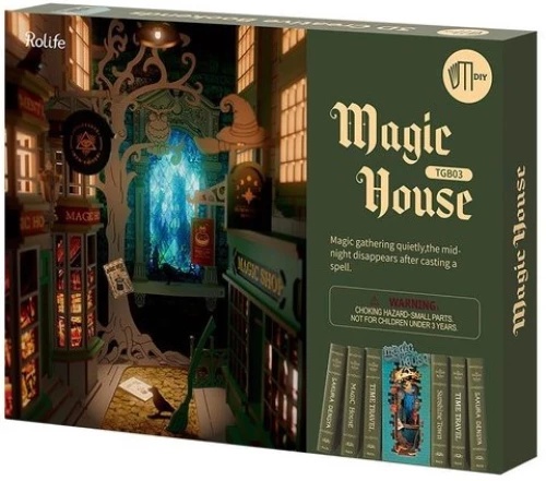 3D faltbare Miniatur - Haus der Magie