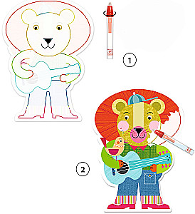 Creative Set - Water Paints. Bright Animals