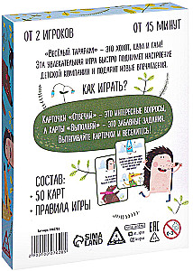 Gesellschaftsspiel - Antworte oder erledige es. Lustiges Taram