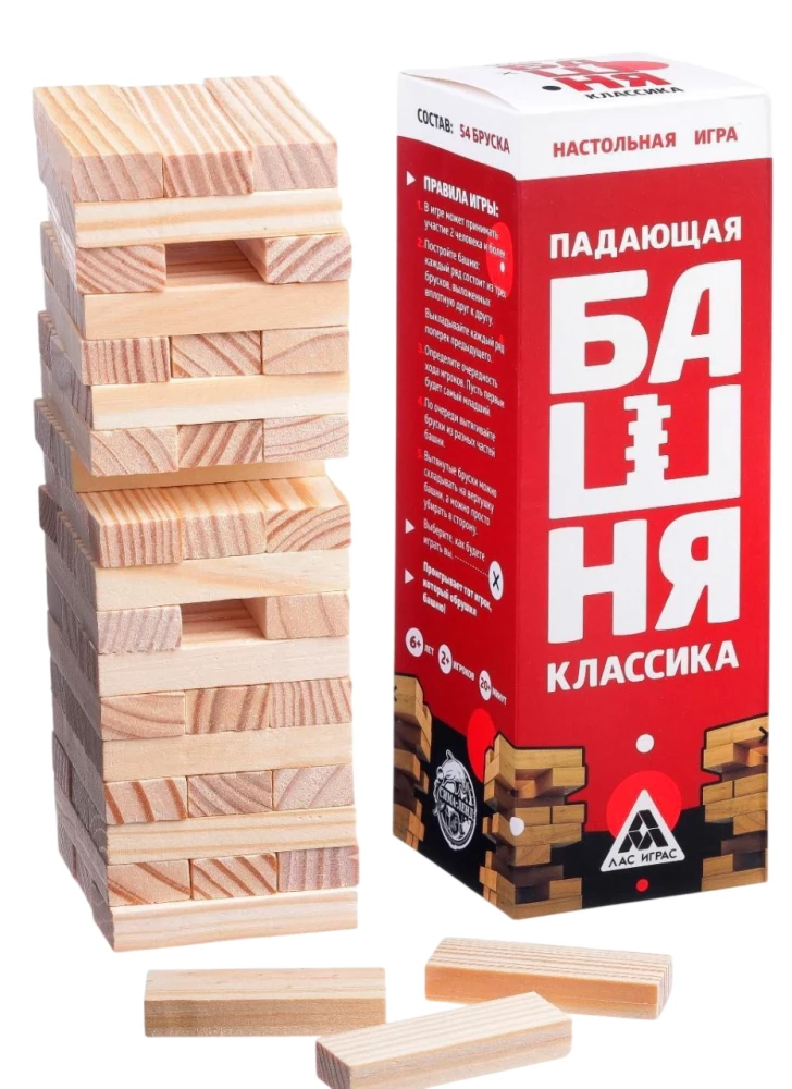 Board Game - Falling Tower. Classic