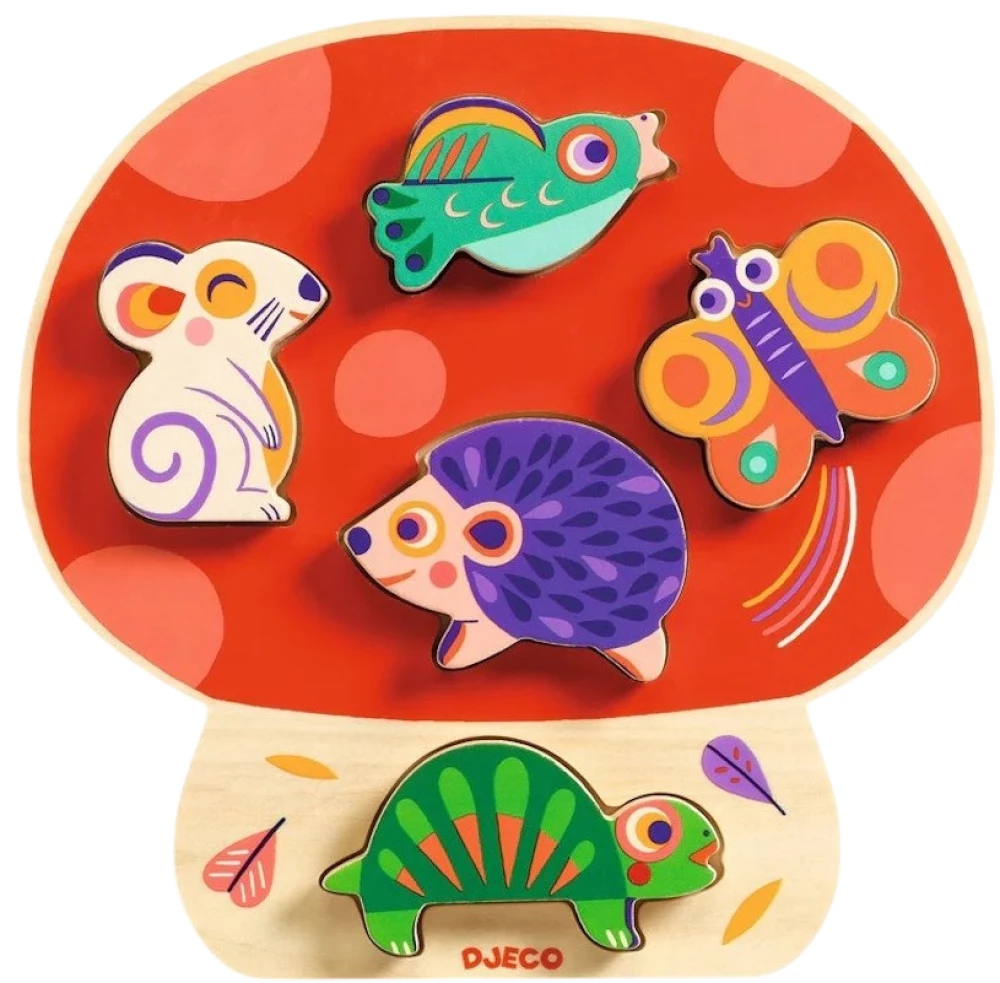 Koka puzle - Meža dzīvnieki