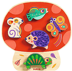 Koka puzle - Meža dzīvnieki