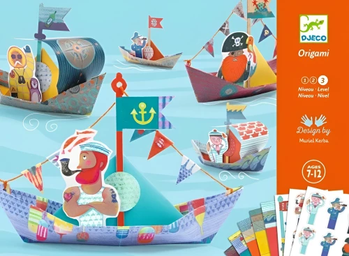 Creativity Set - Origami. Paper Boats