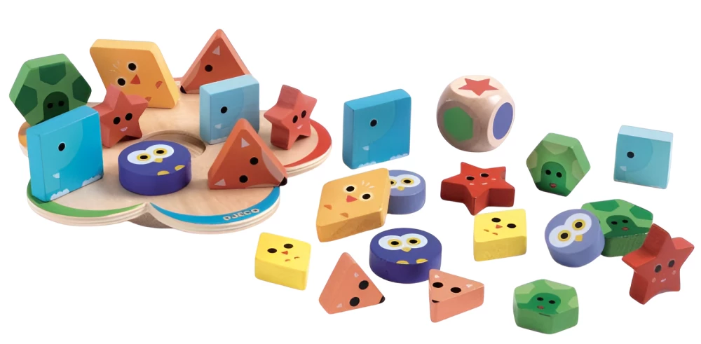 Attīstošā koka spēle - Formas