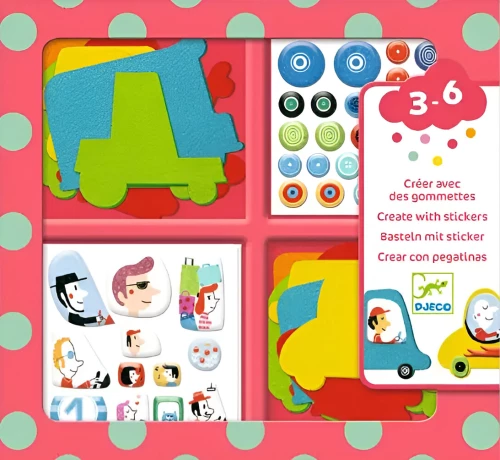 Creative Kit - Cars. Assembly with Stickers