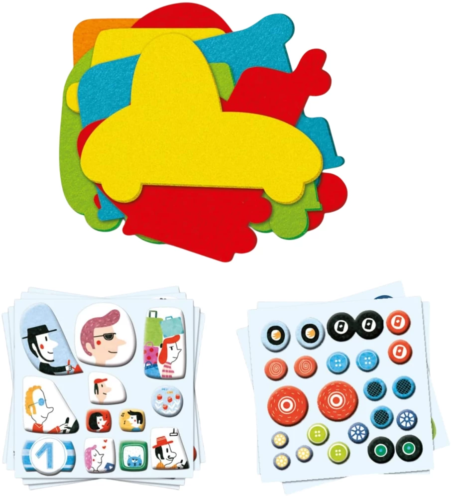 Creative Kit - Cars. Assembly with Stickers