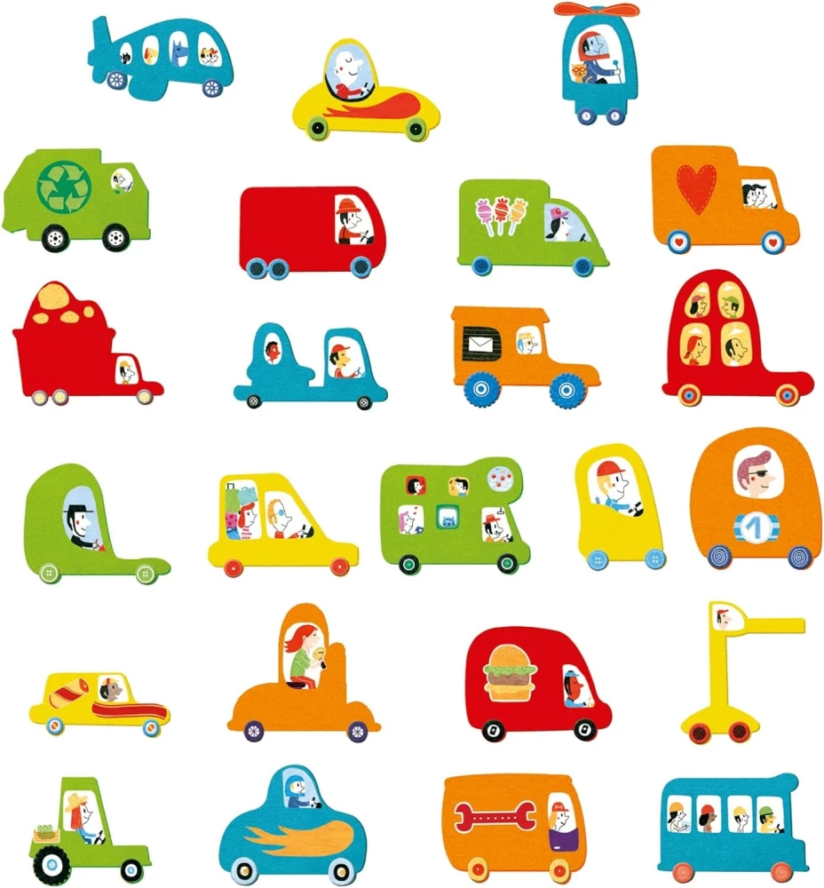 Creative Kit - Cars. Assembly with Stickers