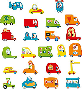 Creative Kit - Cars. Assembly with Stickers