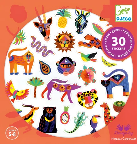 Stickers - Exotico, 30pcs.