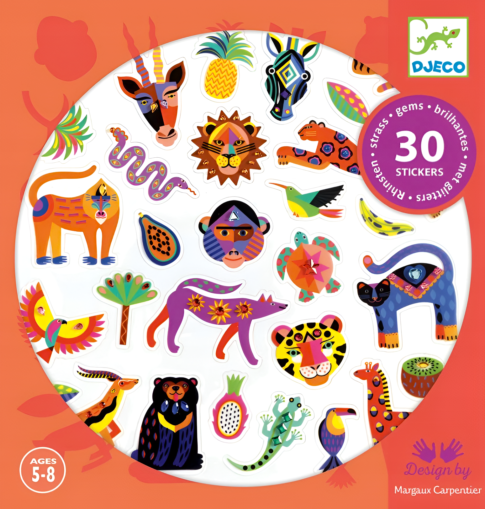 Stickers - Exotico, 30pcs.