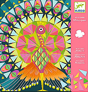 Мозаика - Павлин и сова