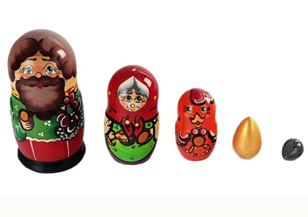 Matroschka - Henne Rjaba (5 Figuren)