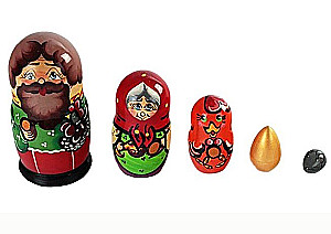 Matroschka - Henne Rjaba (5 Figuren)