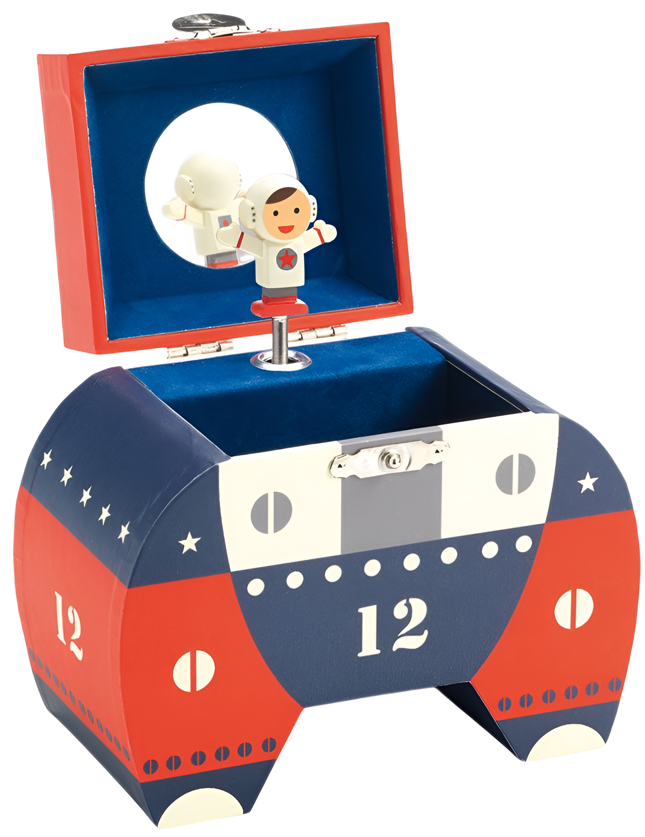 Musical Jewelry Box - Space Rocket