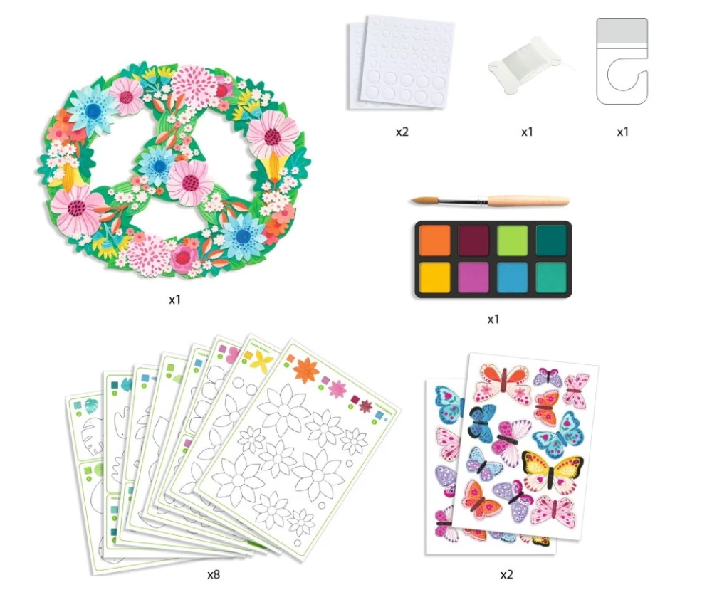 Creative Set - Decoration for Drawing. Spring