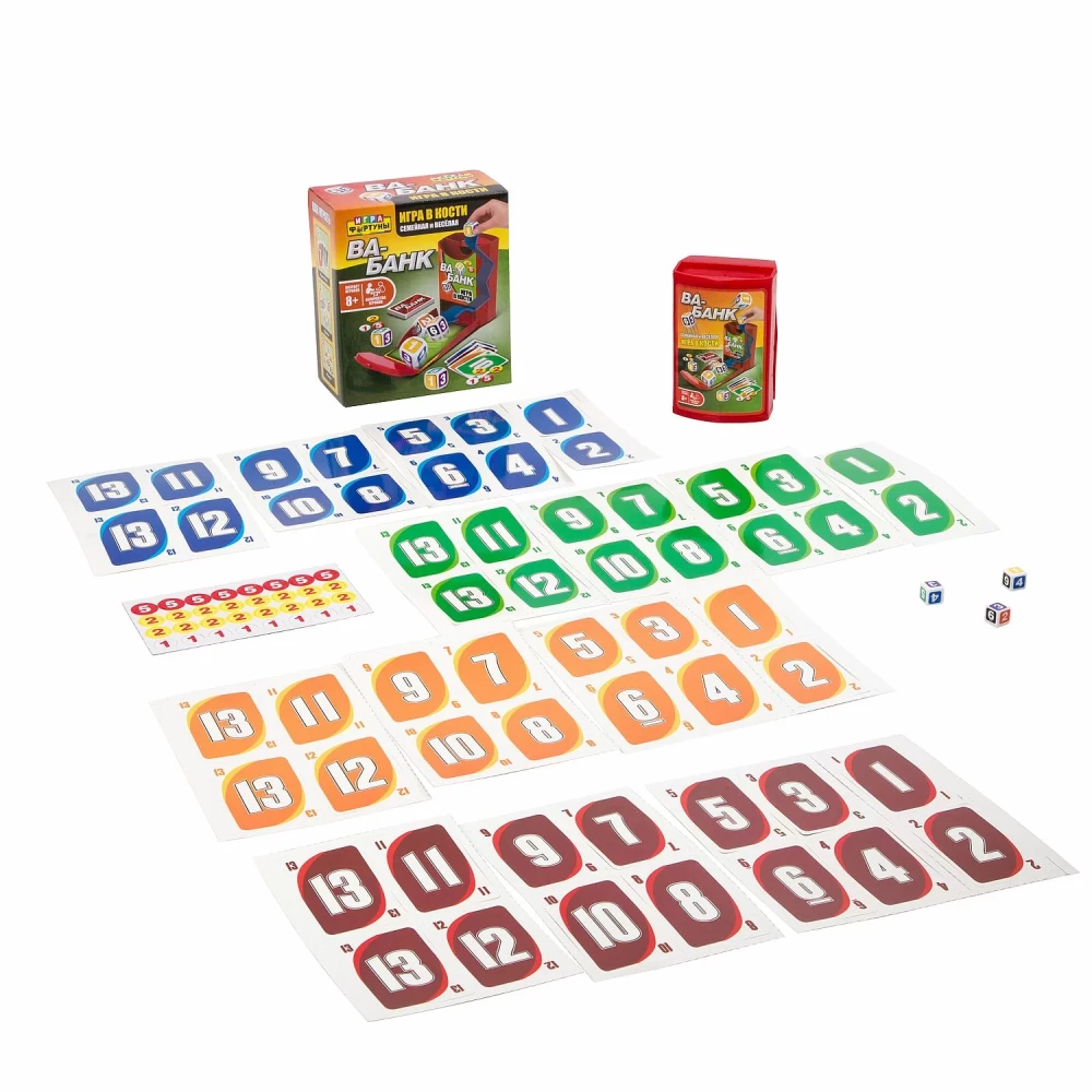 Rodzinna gra planszowa - Wa-Bank (gra w kości)