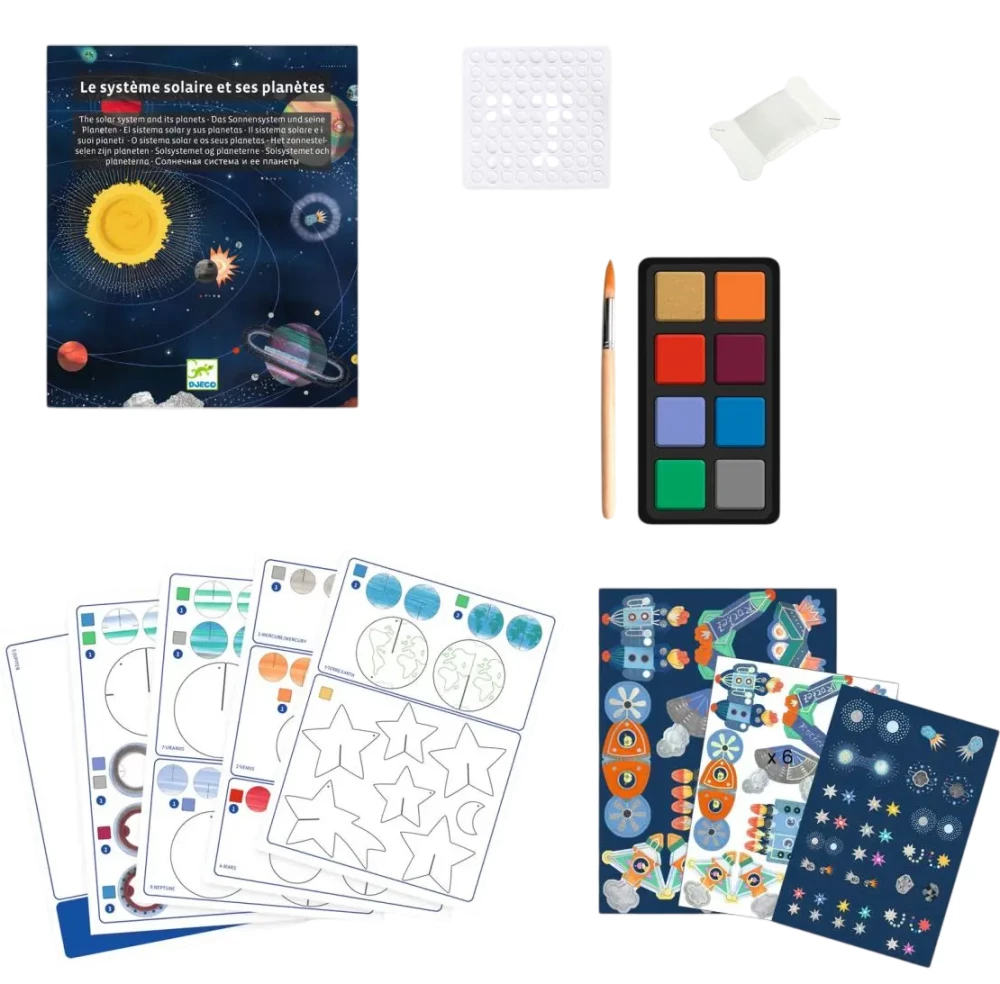 Creative Set - Drawing Decoration. Solar System