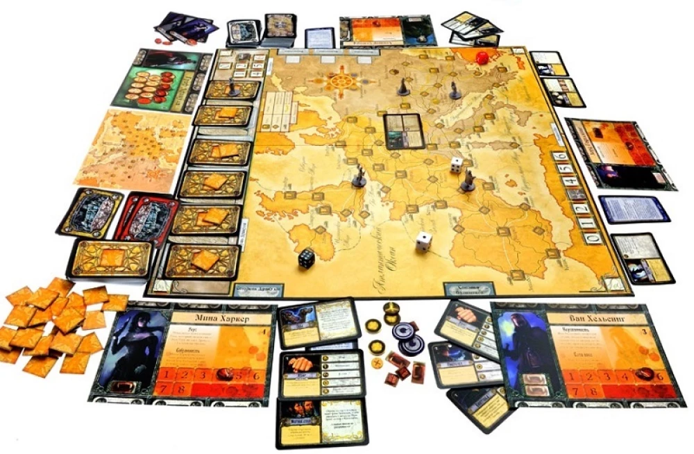Brettspiel - Draculas Zorn. Dritte Edition