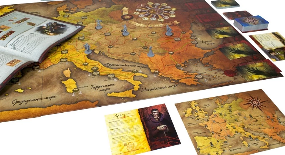 Brettspiel - Draculas Zorn. Dritte Edition