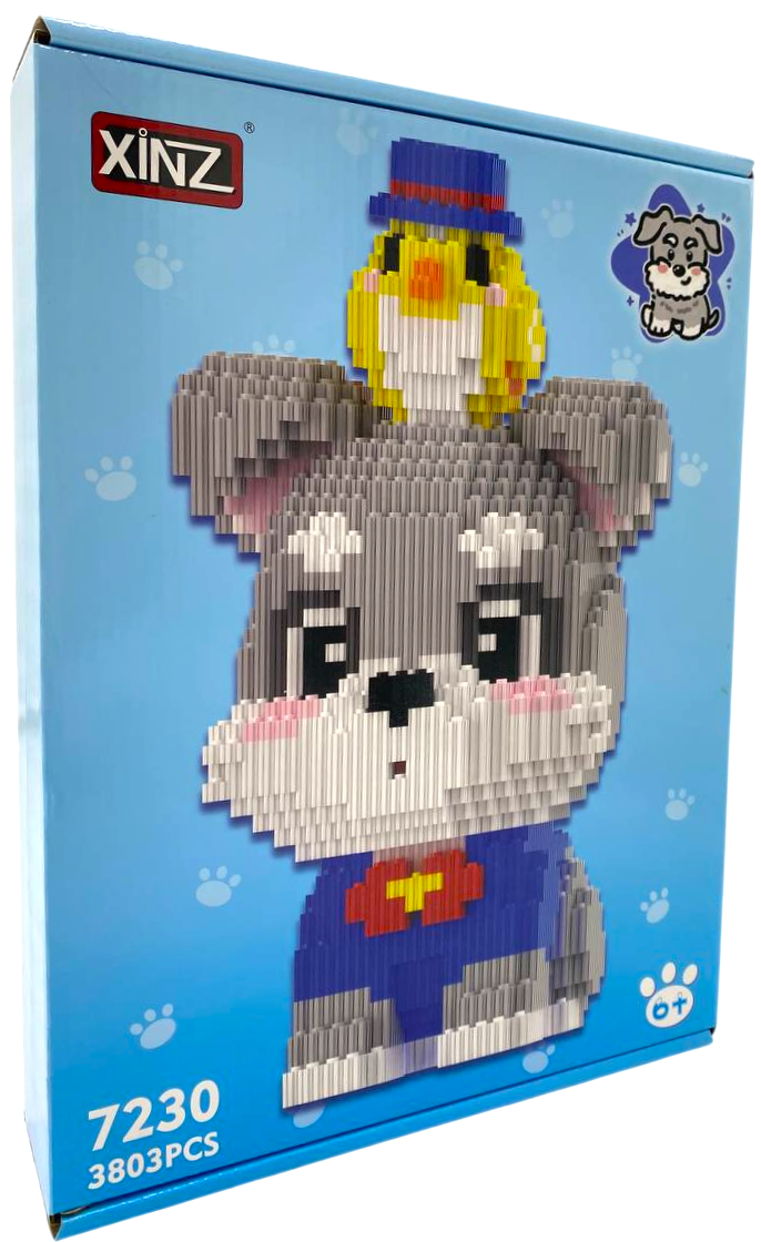 Constructor - Xinz. Dog with a Bird on Its Head, 3803 Pieces