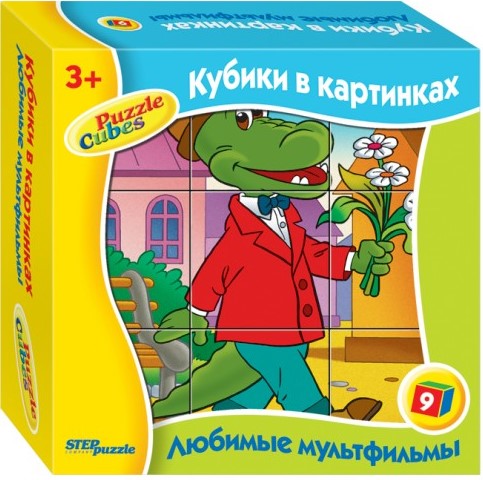 Cubes in pictures - Favorite cartoons
