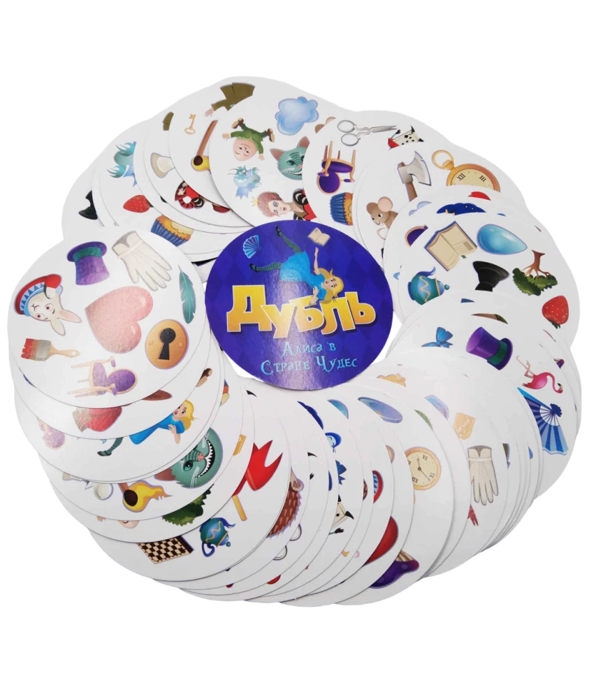 Настольная игра - Дубль. Алиса в стране чудес