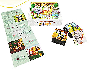 Brettspiel - Kinder Holz Memo. Zoo