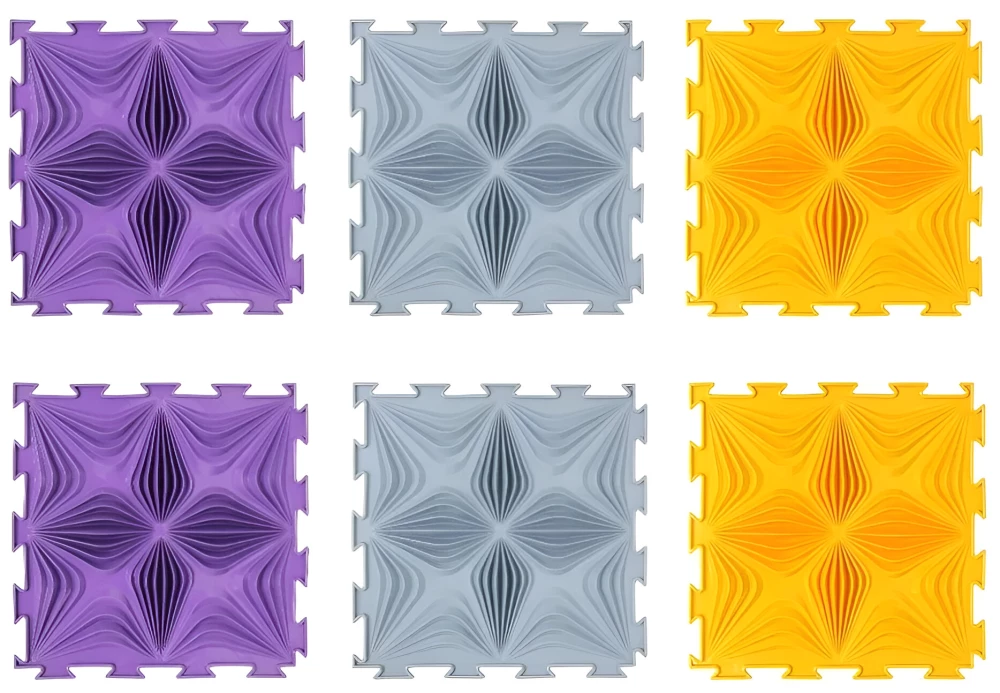 Модульный коврик - Калейдоскоп (жесткий), 6 пазлов