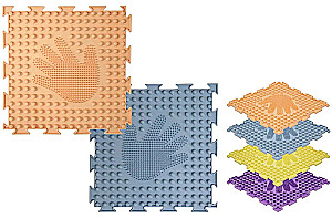 Модульный коврик - Ладошки (мягкий), 8 пазлов
