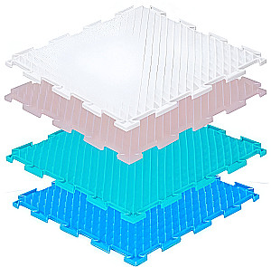 Модульный коврик - Льдинки (жесткий), 8 пазлов