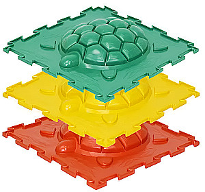 Модульный коврик - Черепашка (жесткий), 4 пазла