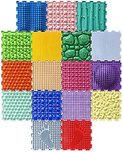 Модульный коврик - Набор Богатырь, 17 пазлов