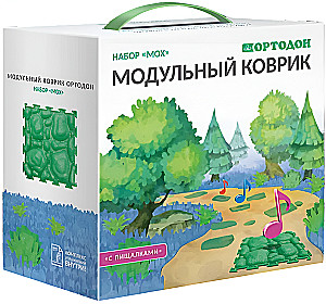 Модульный коврик - Набор мох, 6 пазлов