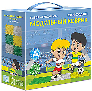 Модульный коврик - Набор Футболист, 6 пазлов