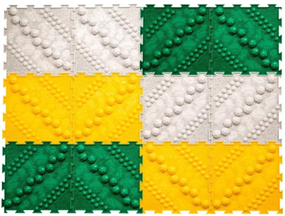 Модульный коврик - Набор Футболист, 6 пазлов