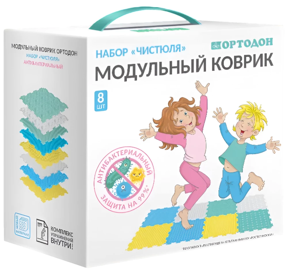 Modularmatte - Set Cleantech, 8 Puzzles