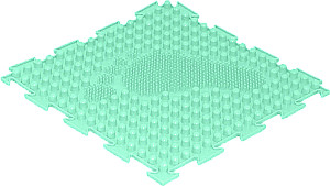 Модульный коврик - Набор №1. Универсал, пастельные цвета, 8 пазлов