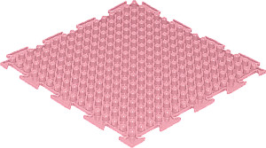 Модульный коврик - Набор №1. Универсал, пастельные цвета, 8 пазлов