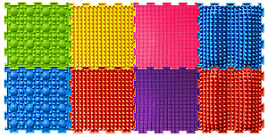 Модульный коврик - Набор №3. Профи, 8 пазлов