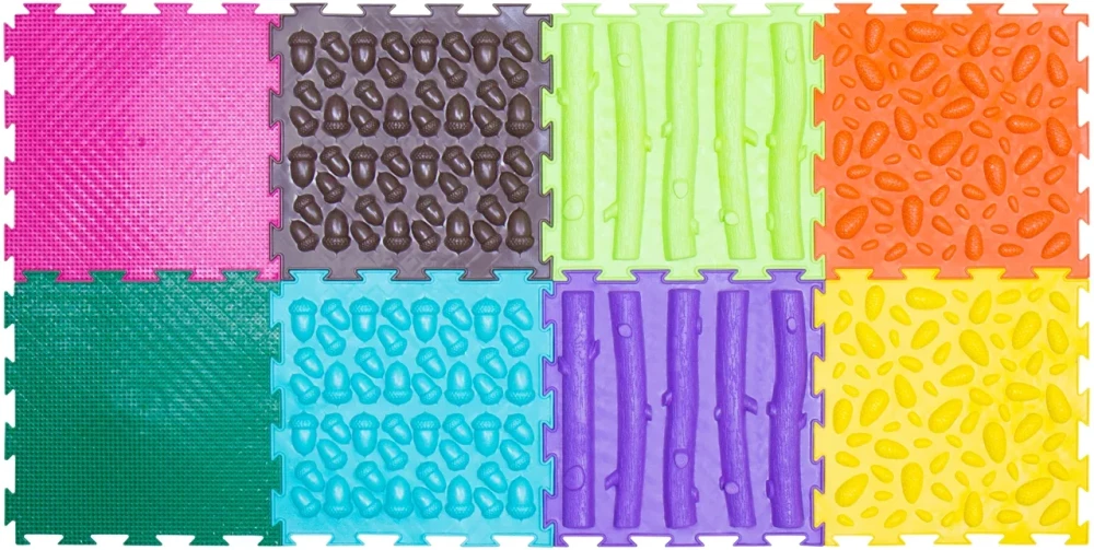 Модульный коврик - Набор №8. Лесная тропинка, 8 пазлов