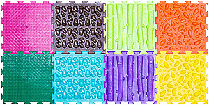 Модульный коврик - Набор №8. Лесная тропинка, 8 пазлов