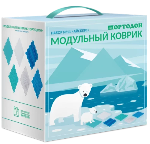 Модульный коврик - Набор №11. Айсберг, 6 пазлов