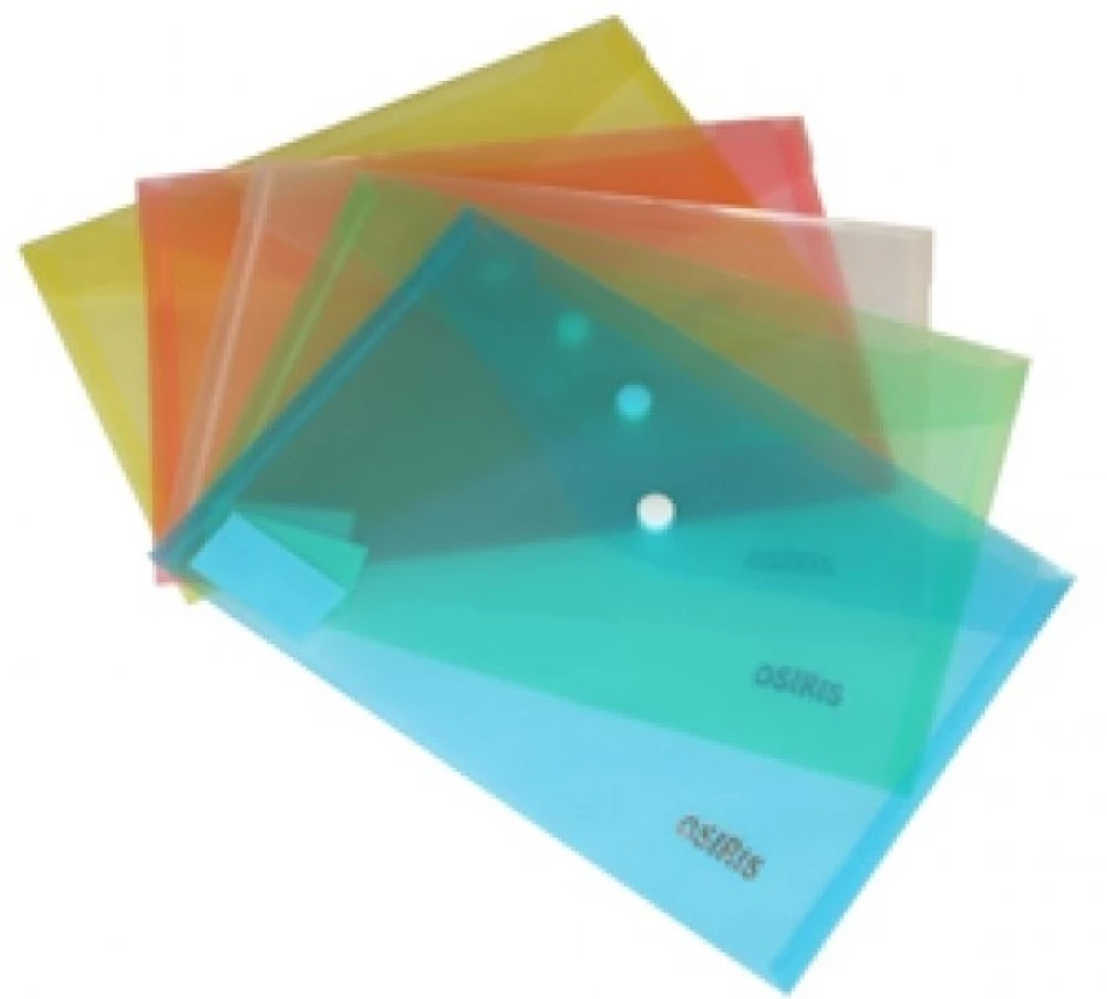 Teczka z guzikiem A5, zielona