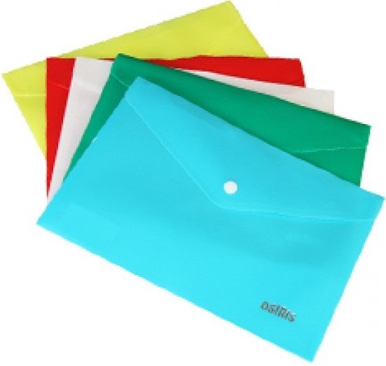 Teczka z guzikiem A5, zielona